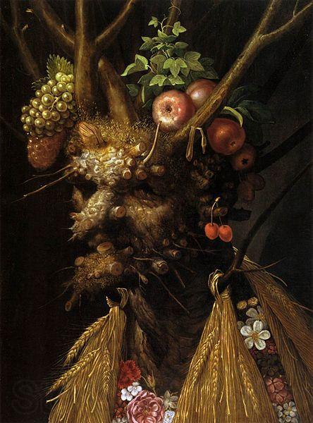 Giuseppe Arcimboldo The Four Seasons in one Head Norge oil painting art